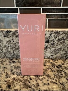 YURI Collagen Night Wrapping Mask - Pink NIB (Sealed)